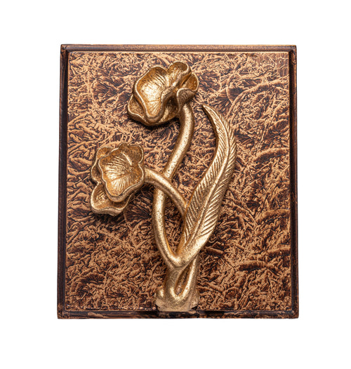 Golden Bloom – Floral Gold Napkin Holder